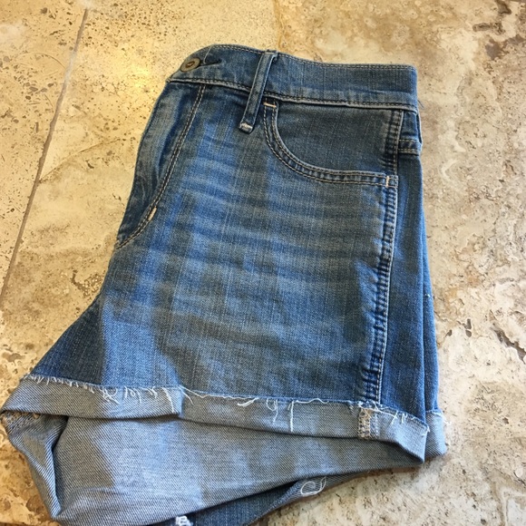 Hollister high waisted denim shorts