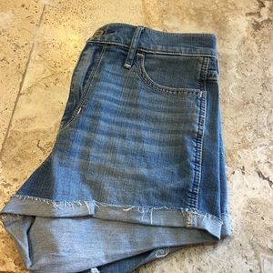 Hollister high waisted denim shorts