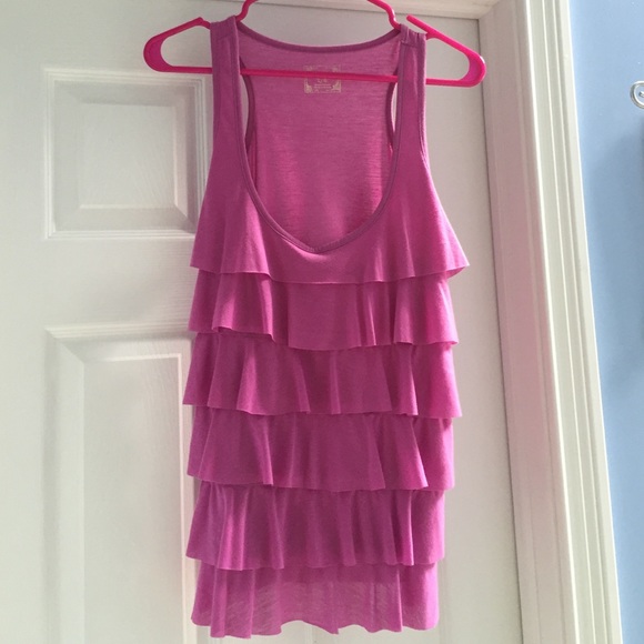 Decree Tops - NWOT! Purple long tank. Size L