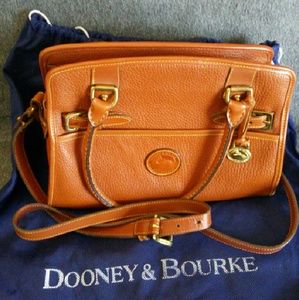 Authentic Dooney & Bourke Leather Buckle Satchel