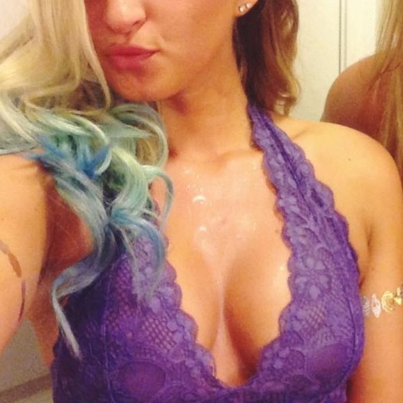 Purple free people Bralet