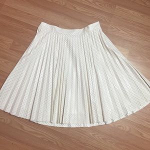 BAR III PLEATHER SKIRT