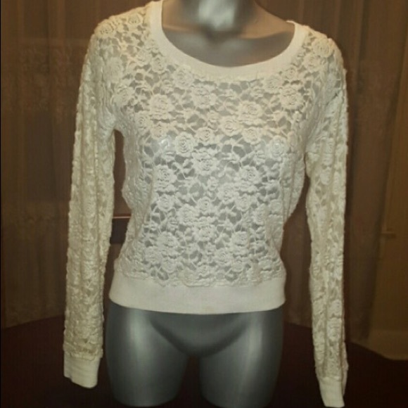 Rue 21 lace light sweater