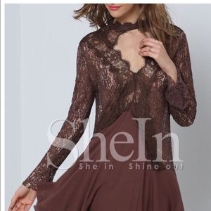 Brand new boutique brown dress/tunic