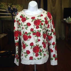 H&M floral sweater