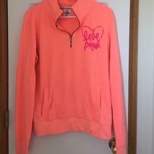 Pink Coral quarter zip