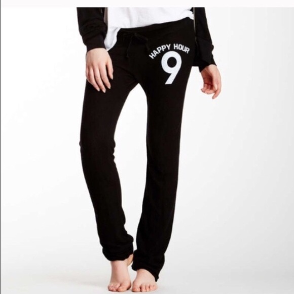 👽 WILD FOX joggers (Rare "Happy Hour 9") - Picture 1 of 2