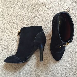 ✨reserved✨ Tommy Hilfiger Suede Heeled Booties