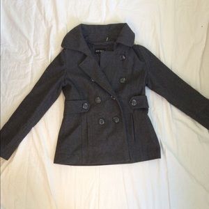 Charcoal Peacoat
