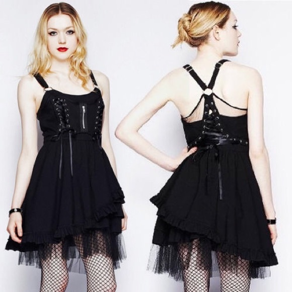 NWOT Hell Bunny Iva Dress - Black, Sz. Small
