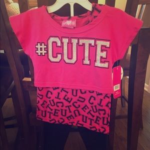 Girls Size 3t 3 Piece Outfit NWT
