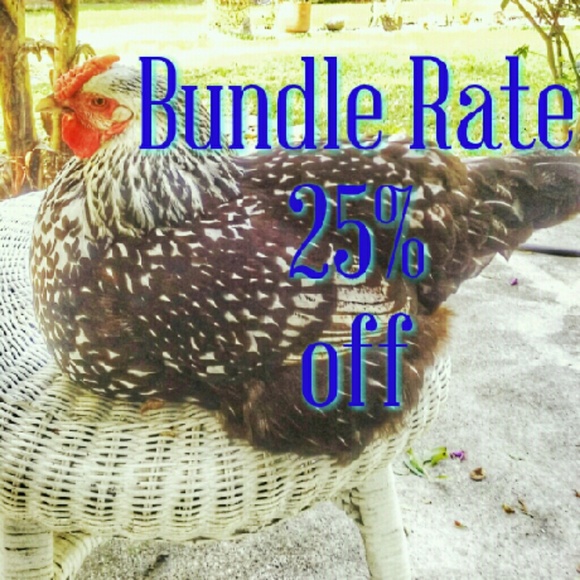?BUNDLE RATE ? 25% ?OFF?