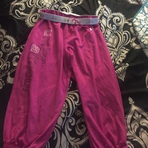 Under armour cropped sweatpants