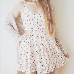 Flowy floral dress