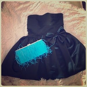 BCBG Maxazria "Clearest Ocean Blue" clutch