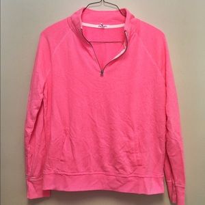 Pink Half Zip Pullover