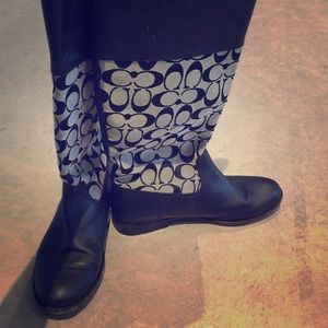 Genuine Leather Coach Boots