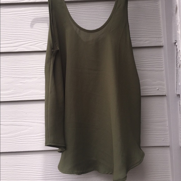 Olive Green Lush Tank Top
