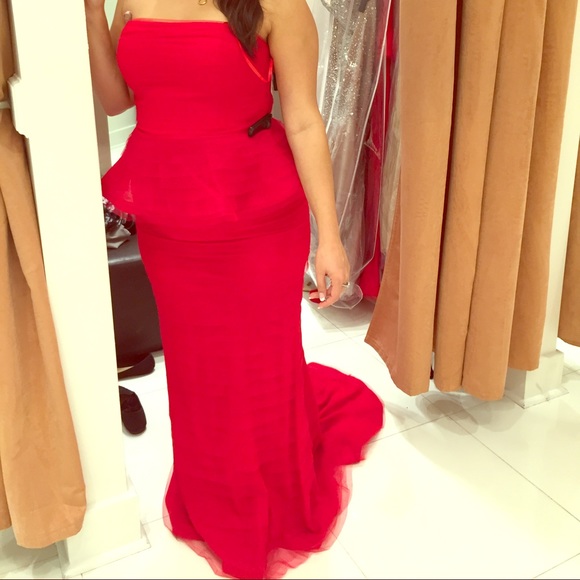 Fancy Long Red Dress