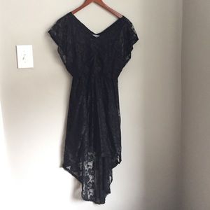 Lace Overlay Dress