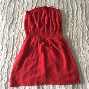 Red Gianni Bini Silk Dress