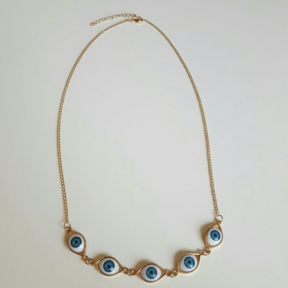 Blue eyed necklace - Picture 2 of 4