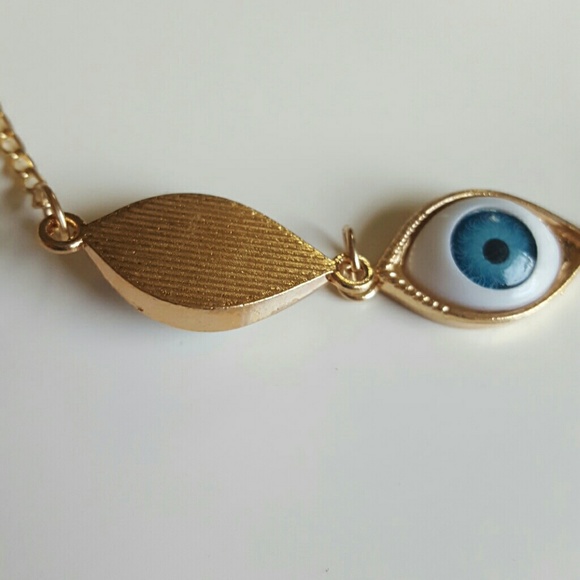 Blue eyed necklace - Picture 4 of 4