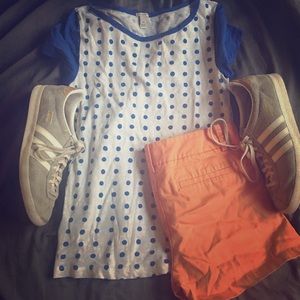 J. Crew Polka Dot Tee