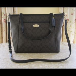 Coach signature PVC tote