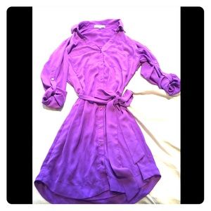 Purple Portofino Shirt Dress