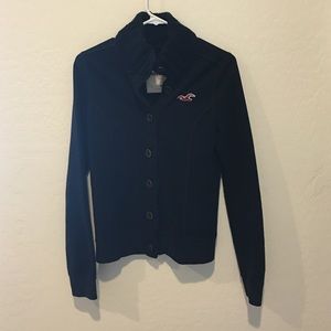 Hollister button up sweater