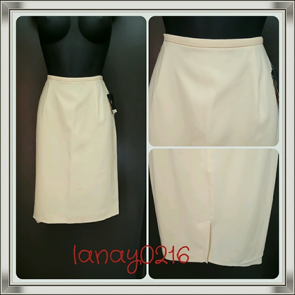 Silk Yellow Skirt 4 NWT