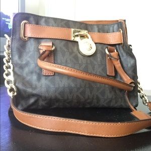 Michael Kors small Hamilton bag (MK brown logo)