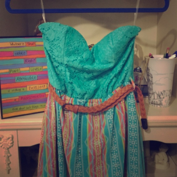 NWT Strapless High Low Dress - Picture 1 of 4
