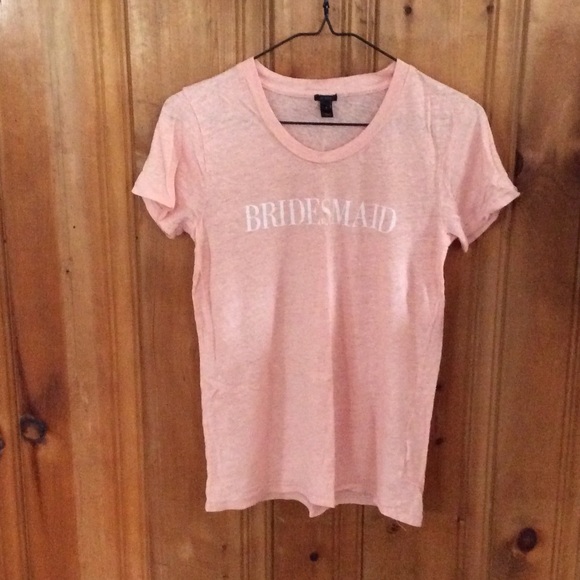Bridesmaid t shirt