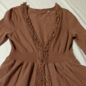 Knitted & Knotted Anthropologie cardigan small