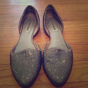 Steve Madden sparkly flats