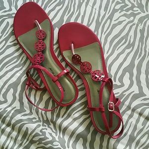 Fushia sandals