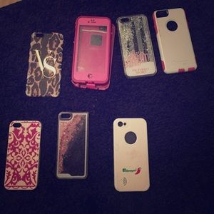 Top row iPhone 6/6s cases bottom row iPhone 5/5s
