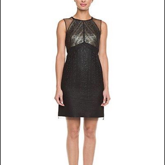NWT Black and gold shimmery cocktail dress