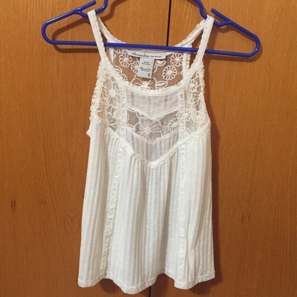 White American rag lace top