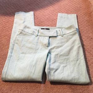 Skinny mint green pants