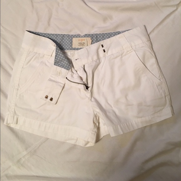 J.Crew Chino Shorts - White, 3-inch