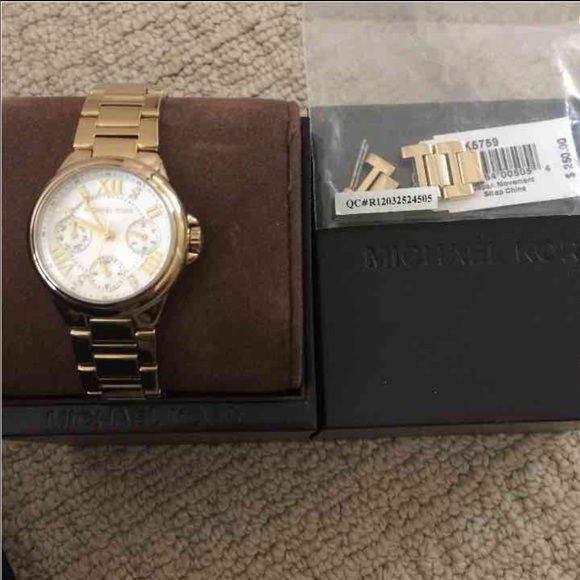 Michael Kors gold women\'s watch
