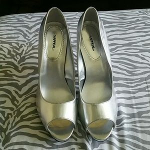 Silver X-Appeal heels