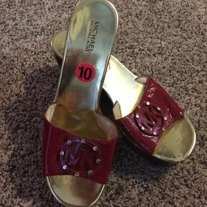Michael Kors red wedges!!!