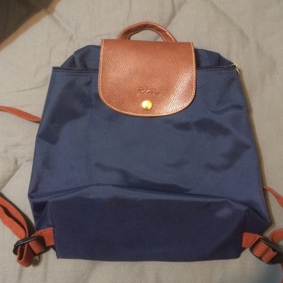 Long champs navy backpack
