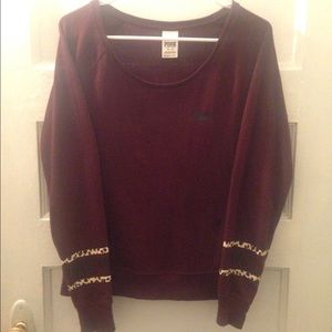 Victoria's Secret PINK, Maroon Shirt (Size: XS)
