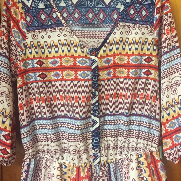 Patterned romper! - Picture 2 of 2