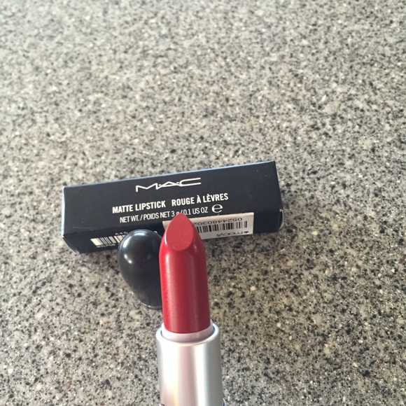 MAC lipstick in Russian red